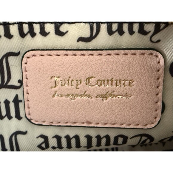 JUICY COUTURE Wingin It Camera Bag Bling Butterfly Crossbody Pink Black New Tag - Picture 15 of 16